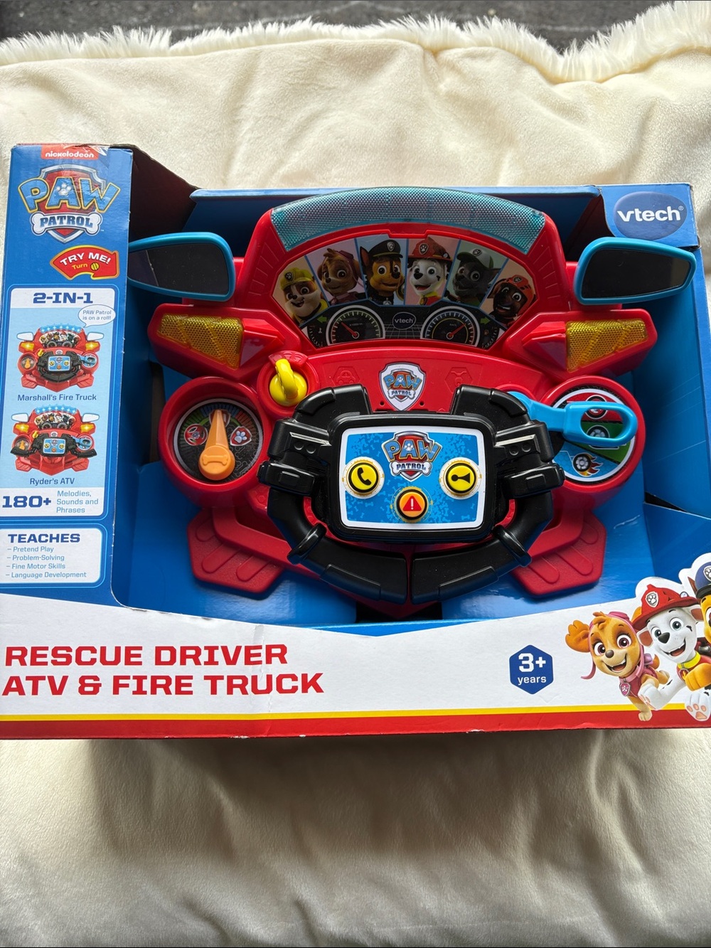 PAW Patrol Rescue Driver ATV & Fire Truck Toy - Red